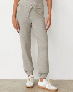 MONROW Softknit Rib Waffle Oversized Sweat HEATHERGREY Store